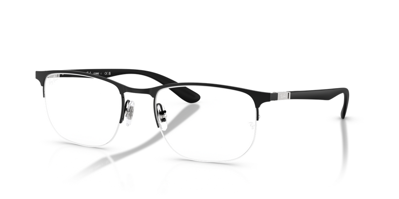 Ray-Ban RX6513 in Matte Black On Black - Alternate View