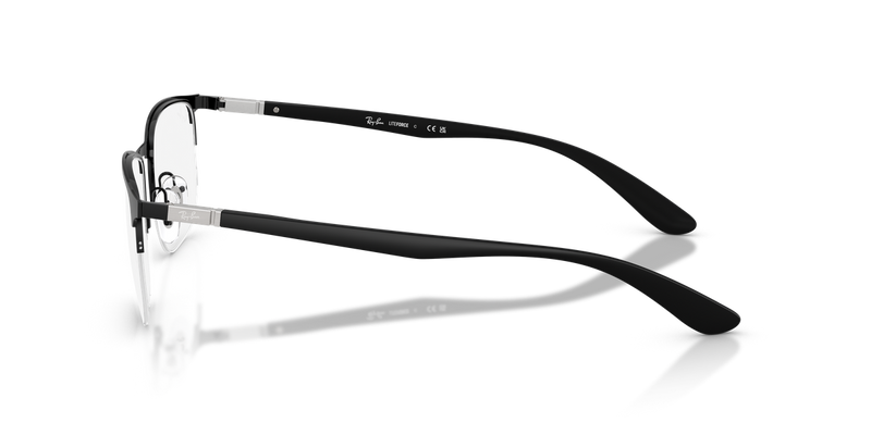 Ray-Ban RX6513 in Matte Black On Black - Alternate View