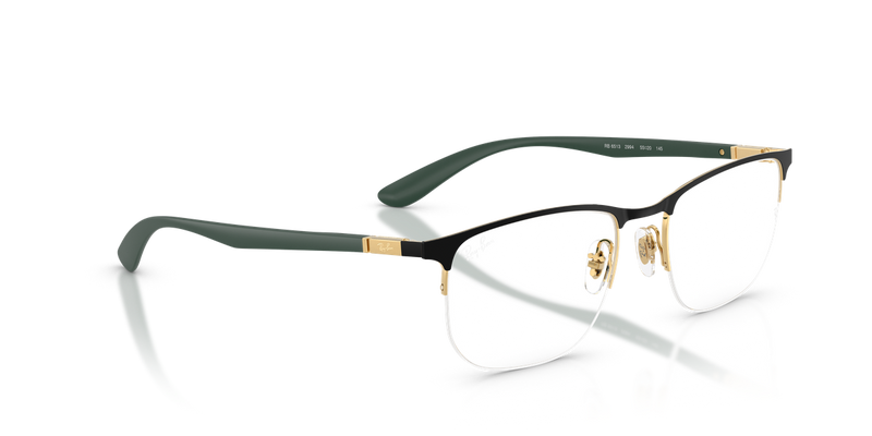 Ray-Ban RX6513 in Black & Gold - Alternate View
