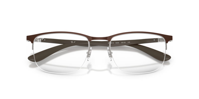 Ray-Ban RX6513 in Brown & Gunmetal - Alternate View