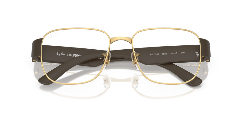 Ray-Ban RX6532 in Arista Gold - Side View