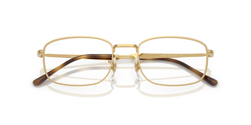 Ray-Ban RX6533 in Arista Gold - Side View
