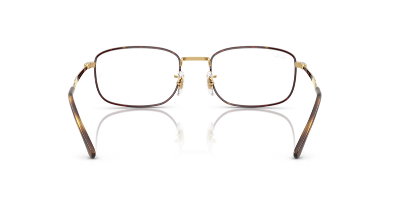 Ray-Ban RX6533 in Havana On Arista Gold - Alternate View