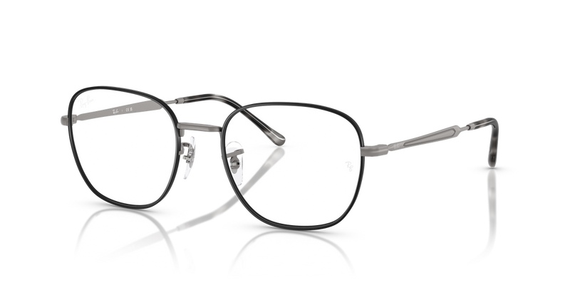 Ray-Ban RX6534 in Matte Black On Matte Gunmetal - Alternate View