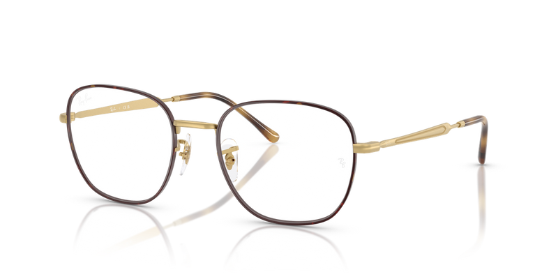 Ray-Ban RX6534 in Matte Havana On Matte Arista Gold - Alternate View