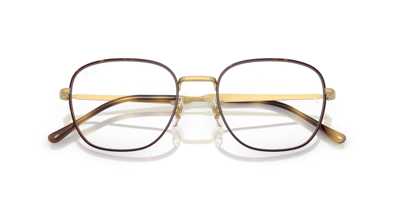 Ray-Ban RX6534 in Matte Havana On Matte Arista Gold - Alternate View