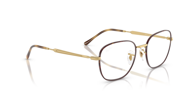 Ray-Ban RX6534 in Matte Havana On Matte Arista Gold - Alternate View
