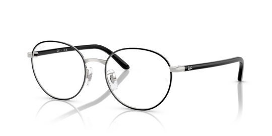 Ray-Ban RX6538D - Black On Silver / Clear (2861)
