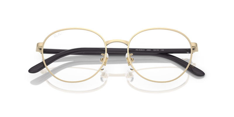 Ray-Ban RX6538D in Pale Gold - Alternate View
