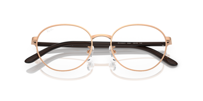 Ray-Ban RX6538D in Rose Gold - Alternate View