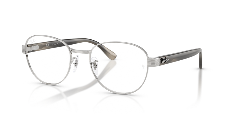 Ray-Ban RX6543 in Silver / Clear (2501) - Alternate View