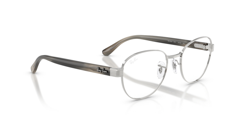 Ray-Ban RX6543 in Silver / Clear (2501) - Alternate View