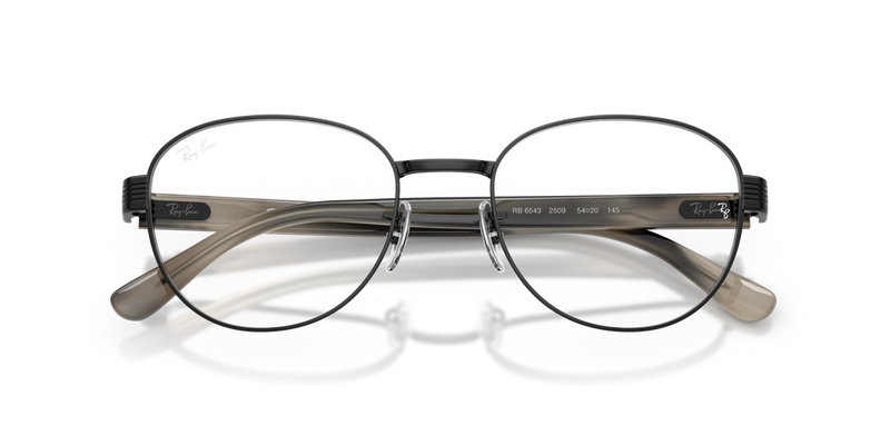 Ray-Ban RX6543 in Black / Clear (2509) - Alternate View
