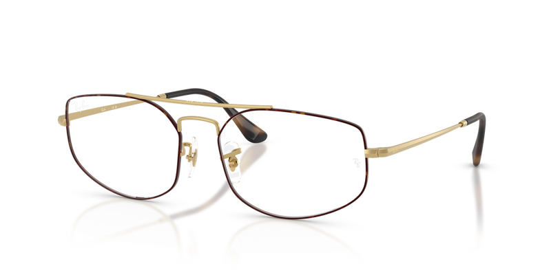 Ray-Ban EXPLORER 5 in Matte Havana On Matte Arista Gold / Clear (3188) - Alternate View