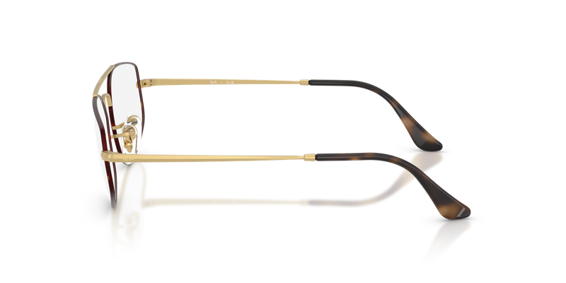 Ray-Ban EXPLORER 5 in Matte Havana On Matte Arista Gold / Clear (3188) - Alternate View
