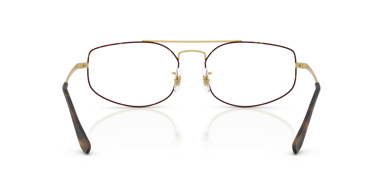 Ray-Ban EXPLORER 5 in Matte Havana On Matte Arista Gold / Clear (3188) - Alternate View