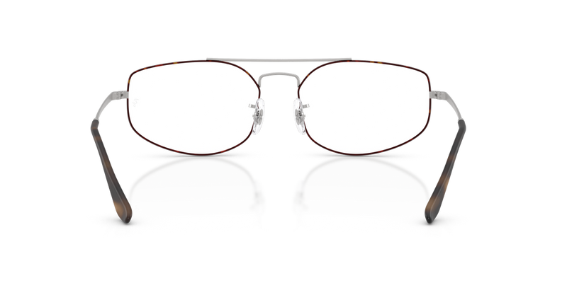 Ray-Ban EXPLORER 5 in Matte Havana On Matte Silver / Clear (3194) - Alternate View