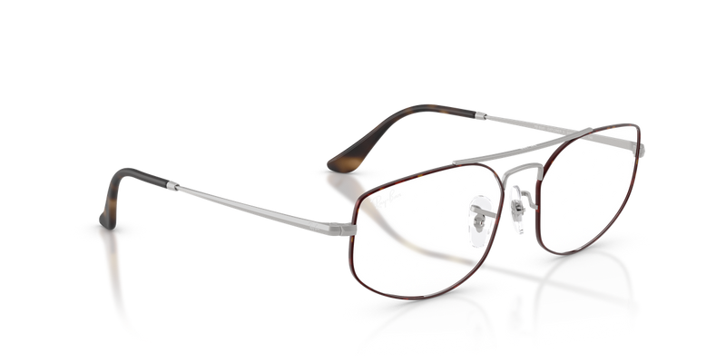 Ray-Ban EXPLORER 5 in Matte Havana On Matte Silver / Clear (3194) - Alternate View