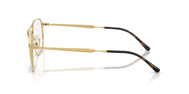 Ray-Ban RX6548 in Arista Gold / Clear (2500) - Back View
