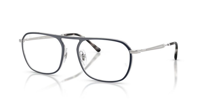 Ray-Ban RX6548 in Blue & Silver / Clear (3016) - Alternate View