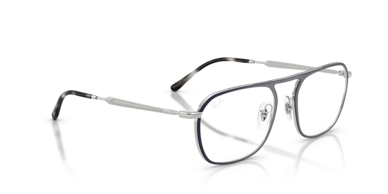 Ray-Ban RX6548 in Blue & Silver / Clear (3016) - Alternate View
