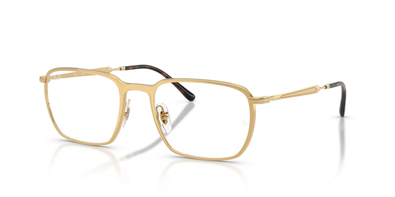 Ray-Ban RX6549 in Arista Gold / Clear (2500) - Front View
