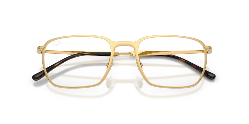 Ray-Ban RX6549 in Arista Gold / Clear (2500) - Side View