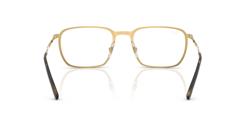 Ray-Ban RX6549 in Arista Gold / Clear (2500) - Temple Detail