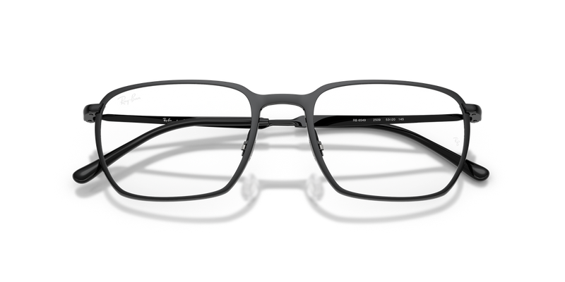 Ray-Ban RX6549 in Black / Clear (2509) - Alternate View