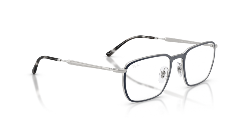 Ray-Ban RX6549 in Blue & Silver / Clear (3016) - Alternate View
