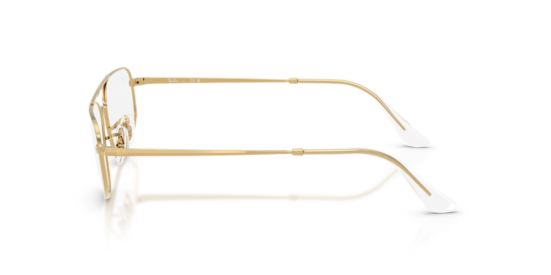 Ray-Ban RX6550 in Arista Gold / Clear (2500) - Alternate View
