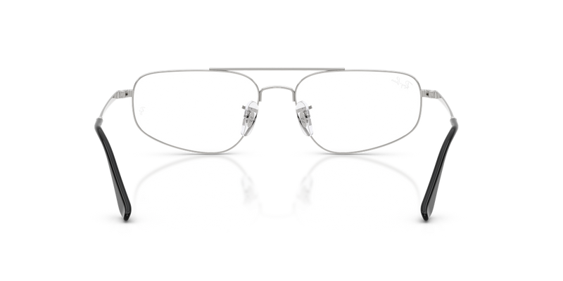 Ray-Ban RX6550 in Silver / Clear (2501) - Alternate View