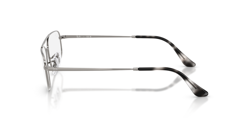 Ray-Ban RX6550 in Gunmetal / Clear (2502) - Alternate View