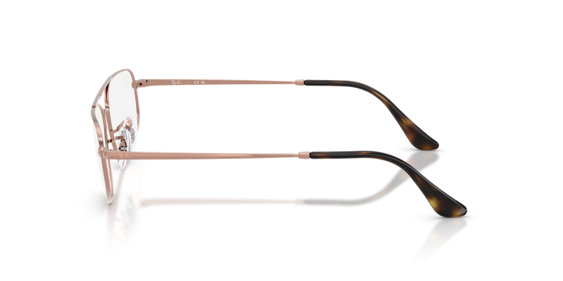 Ray-Ban RX6550 in Copper / Clear (2943) - Alternate View