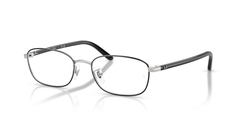 Ray-Ban RX6551D in Black & Silver - Alternate View
