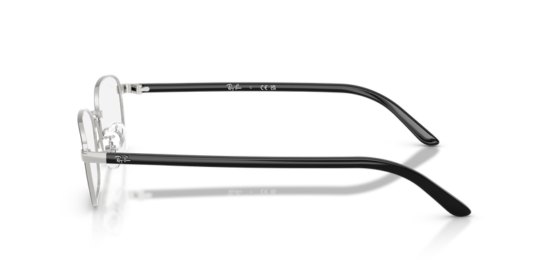 Ray-Ban RX6551D in Black & Silver - Alternate View