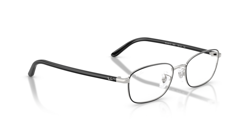Ray-Ban RX6551D in Black & Silver - Alternate View