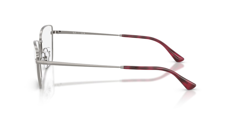 Ray-Ban RX6552 in Gunmetal / Clear (2502) - Alternate View