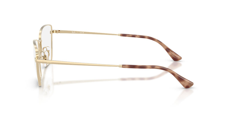 Ray-Ban RX6552 in Pale Gold / Clear (2993) - Alternate View