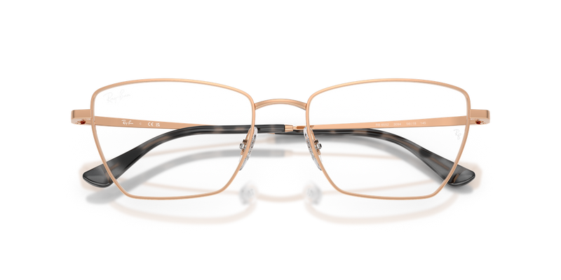 Ray-Ban RX6552 in Rose Gold / Clear (3094) - Alternate View
