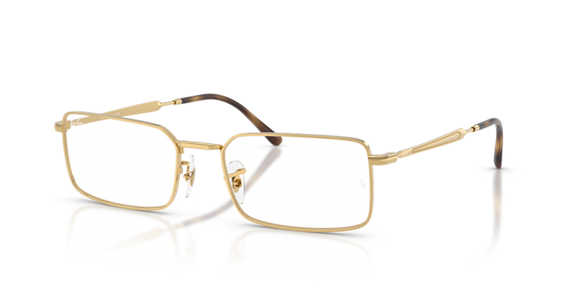 Ray-Ban RX6557 in Gold - Front View