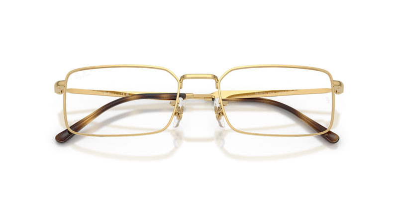 Ray-Ban RX6557 in Gold - Side View