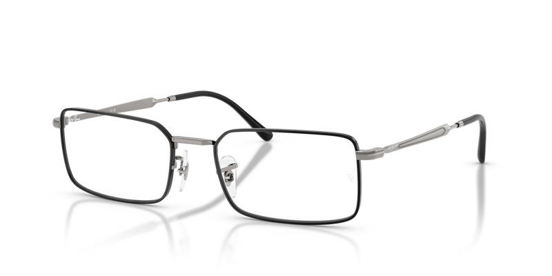 Ray-Ban RX6557 in Black On Gunmetal - Alternate View