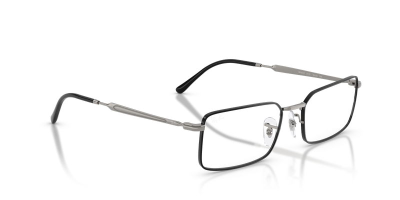 Ray-Ban RX6557 in Black On Gunmetal - Alternate View