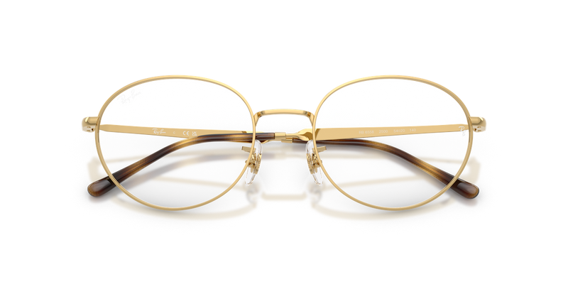 Ray-Ban RX6558 in Gold - Side View