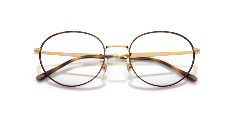 Ray-Ban RX6558 in Havana On Gold - Alternate View