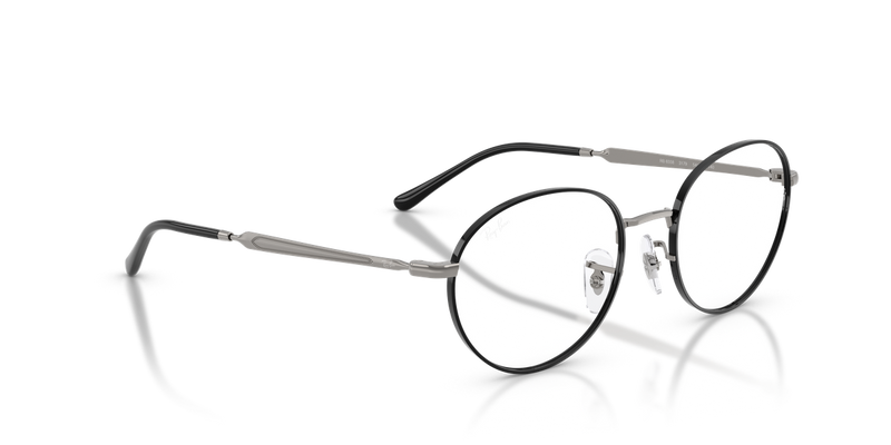 Ray-Ban RX6558 in Black On Gunmetal - Alternate View