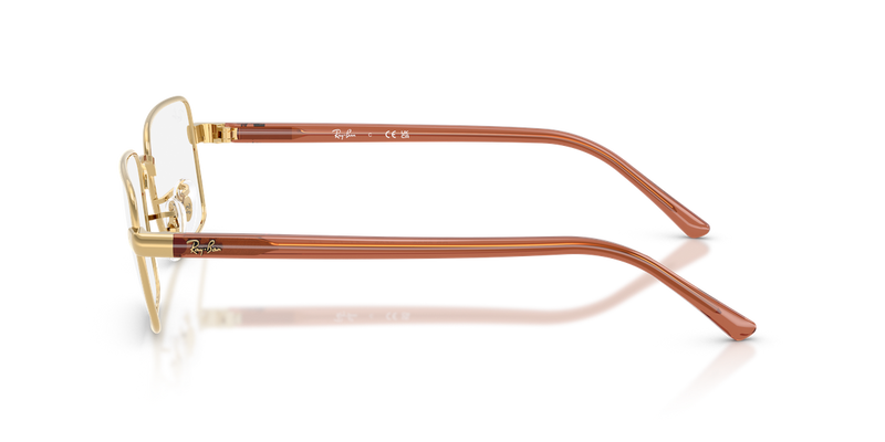 Ray-Ban RX6560 in Arista Gold - Back View