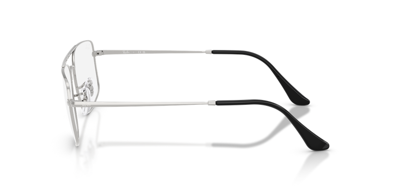 Ray-Ban RX6579 in Silver / Clear (2501) - Alternate View