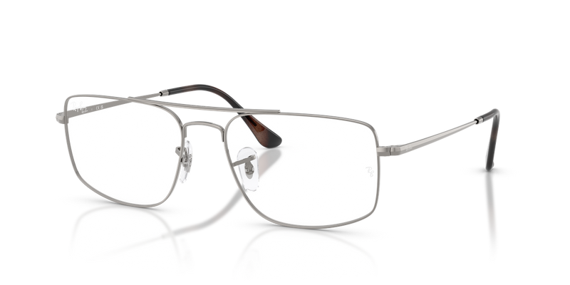 Ray-Ban RX6579 in Gunmetal / Clear (2502) - Alternate View